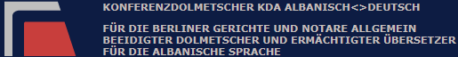 Dolmetscher Albanisch